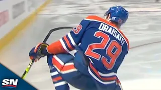 Leon Draisaitl Wires Home Signature Sharp-Angle Power-Play Goal