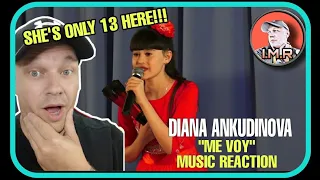 SHE IS 13 YEARS OLD HERE!!! Diana Ankudinova reaction - "ME VOY" | NU METAL FAN REACTS |