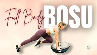 Full Body BOSU Ball Workout | Strength Stability Endurance