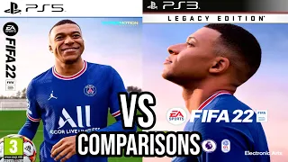 FIFA 22 PS5 Vs PS3