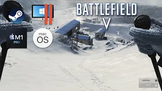 Battlefield V on M1 Pro Almost Playable | MacBook Pro 14 | 10 CPU | 16 GPU | 16G RAM | Parallels