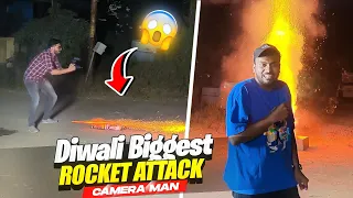 Camera Man Never Dies 😂 Testing Best Largest SkyShot & unique Helicopter Crackers For Diwali 2023 😱