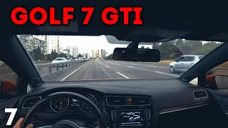 GOLF 7 GTI: катаюсь по городу. НОВЫЙ ракурс камеры!