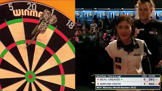 BEAU GREAVES VS MAYUMI OUCHI FULL MATCH | Winmau World Masters 2022