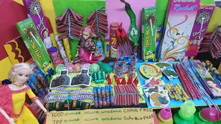 barbies buying diwali crackers | bavani mothers comedy mini Indian food barbie story