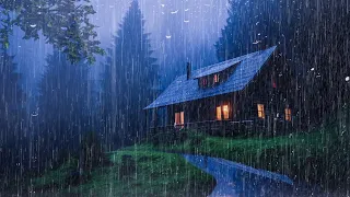 Deep Sleep During the Rainy Night - Rain Sounds For Sleeping - Beat Insomnia, Relax, Study, ASMR