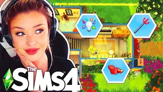 Every Room is a Different SIMS PERSONALITY TRAIT 😍 SIMS 4 BUILD CHALLENGE