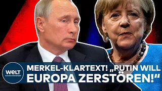 UKRAINE-KRIEG: Hass auf Europa! "Putin will Europäische Union zerstören" - Merkel I WELT Thema