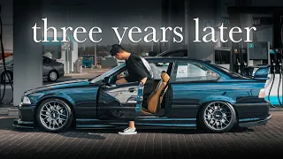 DARK BLUE STATIC E36 w/ GT CLASS CRUISIN' | three years later |