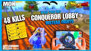 IPAD PRO M2 | BGMI CONQUEROR LOBBY INSANE FIGHTS IPAD PRO GAMEPLAY#bgmi #pubg #pubgmobile