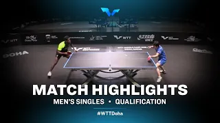 Ibrahima Diaw vs Morizono Masataka | WTT Contender Doha 2021 | Men's Singles | QUAL Highlights