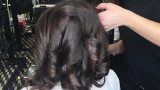 Как сделать карэ из длинных волос/How to make a bob for long hair