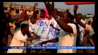 Seleka supporters protests against French troops