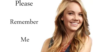 Danielle Bradbery "Please Remember Me"- Lyrics