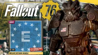 Fallout 76 - Atomic Shop Update: Enclave Returns Bundle