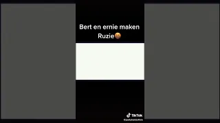 Bert en Ernie maken ruzie