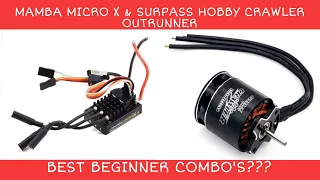 MAMBA MICRO X AND SURPASS CRAWLER OUTRUNNER, ARE THERE GOOD COMBO FOR YOUR LCG RC CRAWLER SETUP?