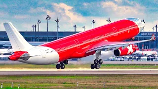 2022 Plane Spotting at Berlin BER Airport (4K) | Close Up Landings & Takeoffs (25 Minutes) [2/5]