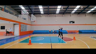 Práctica de tiro, mejoramiento de técnica 25/abril/24 Turtledove training woman basketball