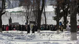 Митинг на Красногорской площади 9 марта 2018 г