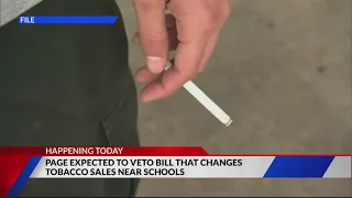 Sam Page expected to veto bill that changes tobacco sales near schools