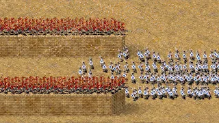 Deadly Corridor | 1000 Archers vs. 250 Swordsmen - Stronghold Crusader