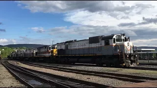 An Awesome Railfanning Day @ Scranton, PA With Delaware Lackawanna Alcos!