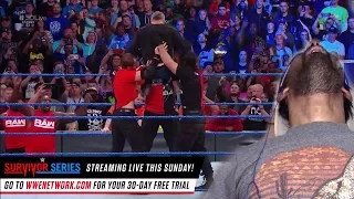 Kurt Angle & The Shield lead a Raw raid of SmackDown: SmackDown LIVE, Nov. 14, 2017(REACTION)