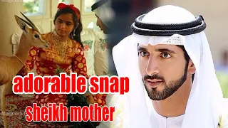 sheikh hamdan shares adorable snap with mother Hind bint Maktoum ,