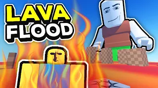 Coding A LAVA FLOOD In My Weird Roblox Simon-Says Game