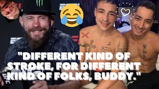 Cowboy Calls Diego Sanchez Gay for his Coach Justin Fabia