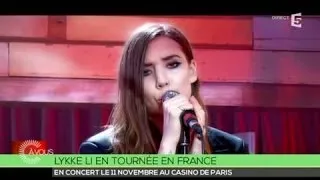 Lykke Li " No rest for the wicked" - C à vous - 06/05/2014