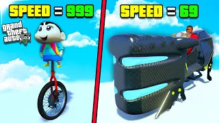 FINDING THE BESTSUPER BIKE in GTA 5 with SHINCHAN - Part 2