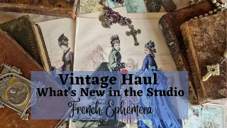 Vintage Haul: What's New in the Studio + French Ephemera