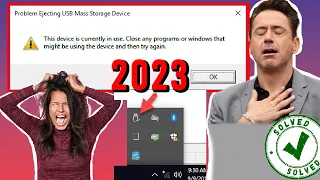 Fix Problem Ejecting Usb Mass Storage Device | 2023 | VideoDrive | Windows 11 |  How to eject USB.