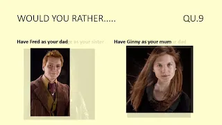 Harry Potter - Would you Rather EXTRA HARD