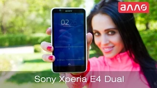 Видео-обзор смартфона Sony Xperia E4 dual