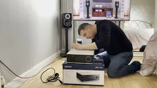 Denon DRA-100 unboxing and audio test 4k hdr