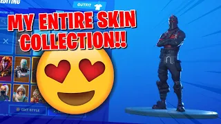 My Entire Skin Collection/Locker Showcase!! - Fortnite: Battle Royale Gameplay