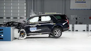 2022 Hyundai Palisade updated moderate overlap front IIHS crash test