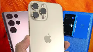 Samsung S22 Ultra ve iPhone 13 Pro Max , Vivo X70 PRO Plus Düşük Işık Video Karşılaştırması