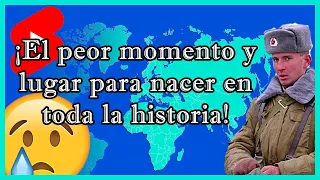 ¡El PEOR momento y lugar para NACER en toda la HISTORIA! - El Mapa de Sebas