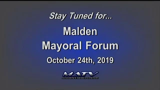 Malden Mayoral Forum 2019-10