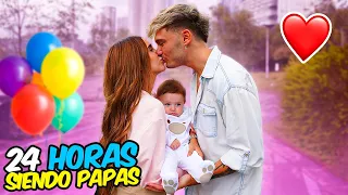 24 HORAS SIENDO PAPAS DE UN BEBE 2! ft. IAN LUCAS