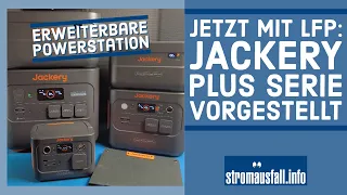 Jackery Explorer plus Serie | LiFePo4 und erweiterbar | 300 plus, 1000 plus, 2000 plus