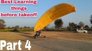 training day 4 & 5 | part 3 | how to fly with paramotor trike first time | how to control paraglider
