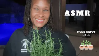 ASMR | Home Depot Haul, Starting A Garden In My Backyard As A Novice