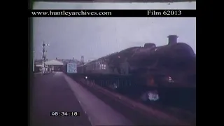 Cambrian Railway Main Line, 1960's.  Archive film 62013
