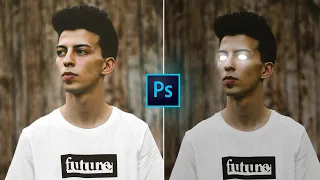 Светящиеся глаза в Photoshop - Photoshop Tutorial