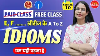 A To Z Idioms # Session_10  ||  Useful All Competitive Exams  ||  By Soni Ma'am